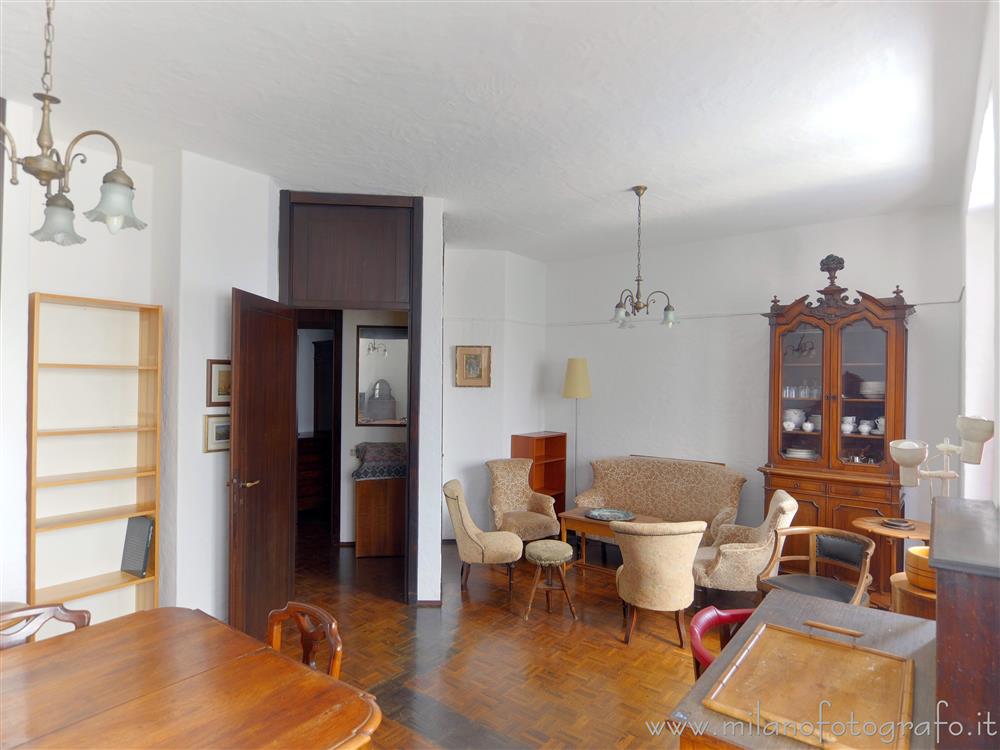 Milan (Italy) - Living room with early 1900s furniture